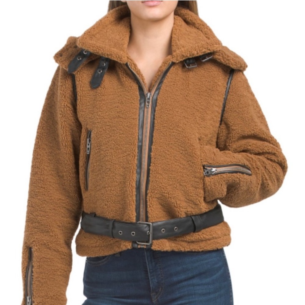Blank NYC Sherpa Moto Jacket